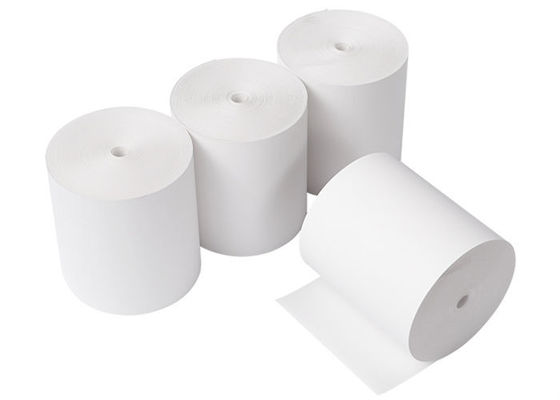 50mm Plastic Core 58gsm 57mmx40mm Non Core Cashier Paper