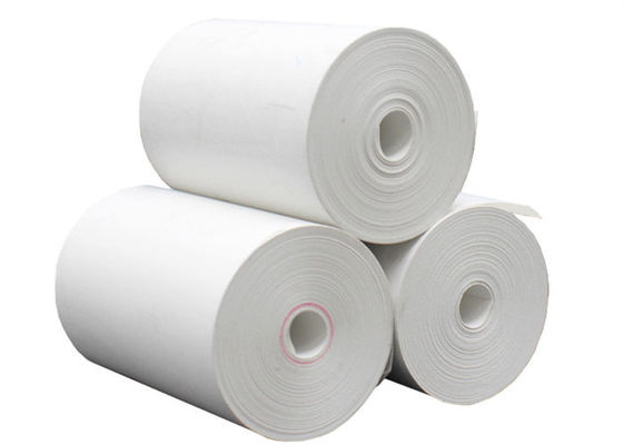 50mm Plastic Core 58gsm 57mmx40mm Non Core Cashier Paper